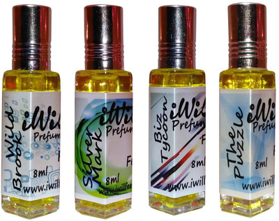

iwill Premium Wild Brook, Silver Mark, Biz Tycoon, The Puzzle Non Alcoholic Fancy Perfume 32 ml Pack Floral Attar(Fruity)