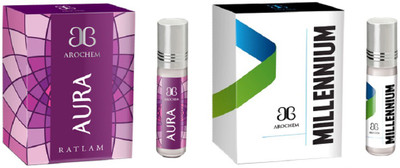 

Arochem Millennium Aura Combo Floral Attar(Rose)