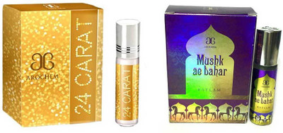

Arochem 24Carat Mushk Ae Bahar Combo Floral Attar(Rose)