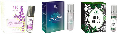

Arochem Ruh khus Sufiyaana Lovender Combo Floral Attar(Musk)