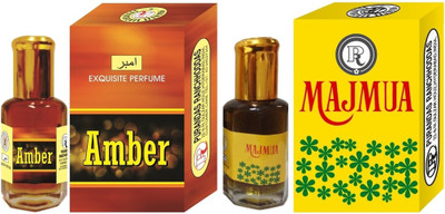 

Purandas Ranchhoddas PRS Amber & Majmua 6ml Each Herbal Attar(Amber)