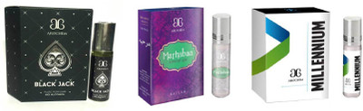 

Arochem Marhabaa Millennium Black Jack Combo Floral Attar(Musk)