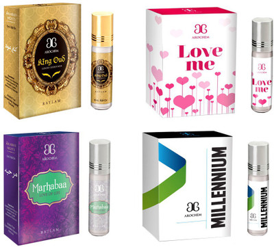 

Arochem Love me Marhabba King Oudh Millennium Combo Floral Attar(Musk)