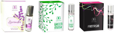 

Arochem Fantasia Green musk Lovender Combo Floral Attar(Amber)