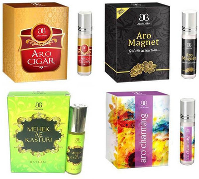 

Arochem Aro Charming Aro Cigar Aro magnet Lovender Combo Floral Attar(Floral)