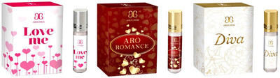 

Arochem Love me Aro Romance Diva Combo Floral Attar(Floral)