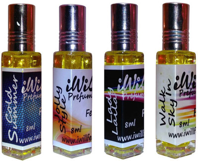 

iwill Premium Jolly Style, Lady Laila, Cold Summer, Walk In Sky Non Alcoholic Fancy Perfume 32 ml Pack Floral Attar(Musk Arabia)