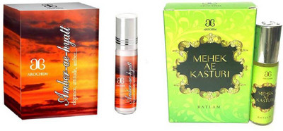 

Arochem Amber ae hyatt Mahek Ae Kasturi Combo Floral Attar(Floral)