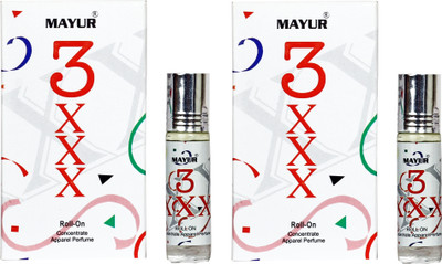 

Mayur 3xxx Roll On(Pack Of 2) Floral Attar(Gold Musk)