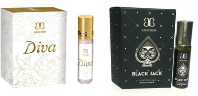 

Arochem Diva Black Jack Combo Floral Attar(Floral)