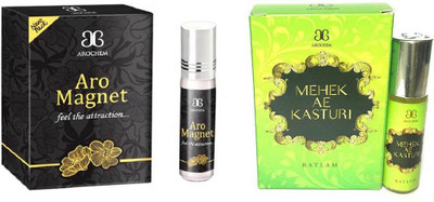 

Arochem Aro Magnet Mahek Ae Kasturi Combo Floral Attar(Floral)
