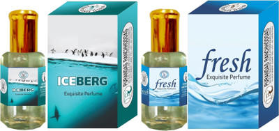 

Purandas Ranchhoddas PRS Iceberg & Fresh Attar (12ml Each) Floral Attar(Fruity)