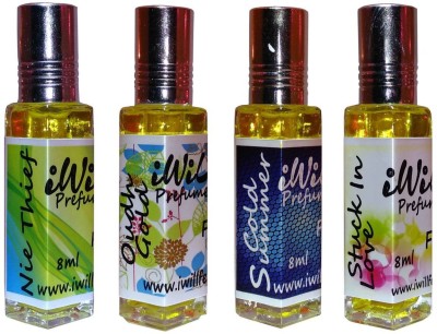 

iwill Premium Nie Thief, Oudh Gold, Oudh Gold, Stuck In Love Non Alcoholic Fancy Perfume 32 ml Pack Floral Attar(Musk Arabia)