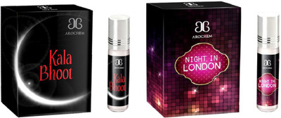 

Arochem Night in london Kala Bhoot Combo Floral Attar(Rose)
