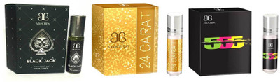 

Arochem 24 Carat 555 Black Jack Combo Floral Attar(Rose)