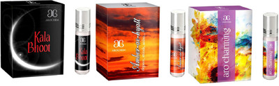 

Arochem Amber ae hyatt Aro charming Kala Bhoot Combo Floral Attar(White Lotus)