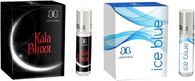 

Arochem Ice blue Kala Bhoot Combo Floral Attar(Musk)