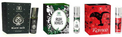 

Arochem Romeo Ruh khus Black Jack Combo Floral Attar(Amber)