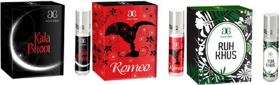 

Arochem Romeo Ruh khus Kala Bhoot Combo Floral Attar(Amber)