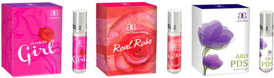 

Arochem Charming Girl Real rose Aro PDS Combo Floral Attar(Amber)