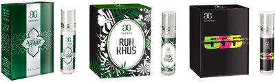 

Arochem Azaan 555 Ruh khus Combo Floral Attar(Fruity)