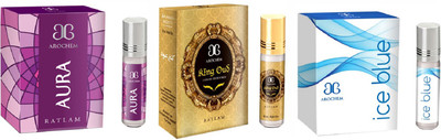 

Arochem Ice blue king oudh Aura Aura Combo Floral Attar(Musk)