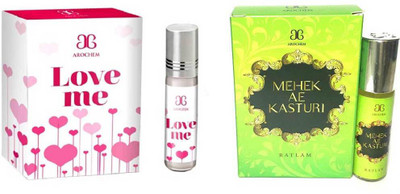 

Arochem Love me Mahek Ae Kasturi Combo Floral Attar(Floral)