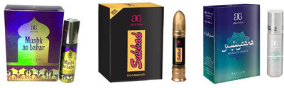 

Arochem Sufiyaana Sukhad Mushk Ae Bahar Combo Floral Attar(Musk)
