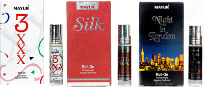 

Mayur Fragrance Lover attar combo(3ps of 8ml) Floral Attar(Citrus)