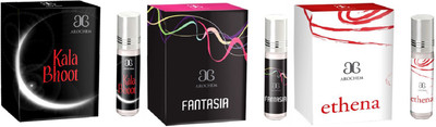 

Arochem Ethena Fantasia Kala Bhoot Combo Floral Attar(Floral)