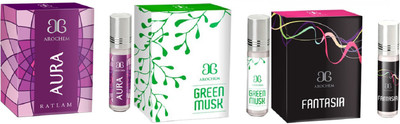 

Arochem Fantasia Green musk Aura Combo Floral Attar(Amber)