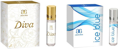 

Arochem Diva + Ice blue Herbal Attar(Musk)