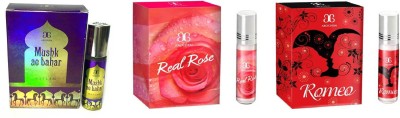 

Arochem Real rose Romeo Mushk Ae Bahar Combo Floral Attar(Amber)