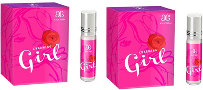

Arochem Charming Girl (Pack of 2) Herbal Attar(Floral)