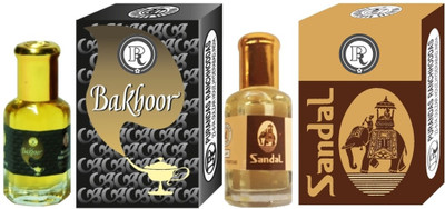 

Purandas Ranchhoddas PRS Sandal & Bakhoor 6ml Each Herbal Attar(Bakul)