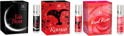 

Arochem Real rose Romeo Kala Bhoot Combo Floral Attar(Rose)