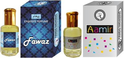 

Purandas Ranchhoddas PRS Aamir & Fawaz 12ml Each Herbal Attar(Fruity)