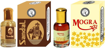 

Purandas Ranchhoddas PRS Sandal & Mogra 12ml Each Floral Attar(Floral)