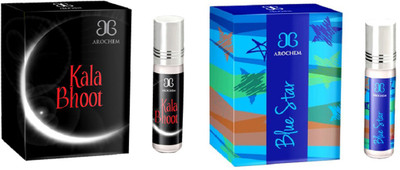 Arochem Blue star Kala Bhoot Combo Floral Attar(Sandalwood)