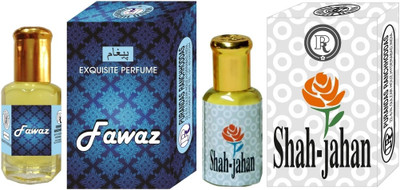 

Purandas Ranchhoddas PRS Fawaz & Shah-Jahan 12ml Each Herbal Attar(Fruity)