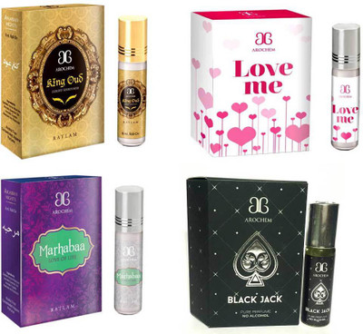 

Arochem Love me Marhabba King Oudh Black Jack Combo Floral Attar(Sandalwood)