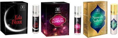 

Arochem Nawab saheb Night in london Kala Bhoot Combo Floral Attar(Rose)