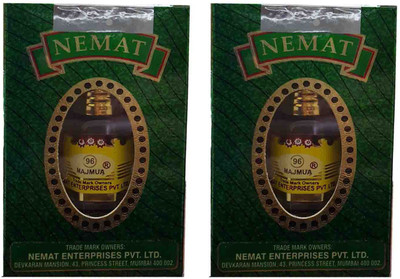 NEMAT Majmua 96 5ml Pack of 2 Roll On From Nemat Enterprises Floral Attar(Blends (mukhallat))