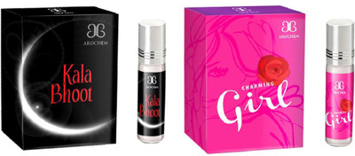 

Arochem Charming Girl Kala Bhoot Combo Floral Attar(Rose)