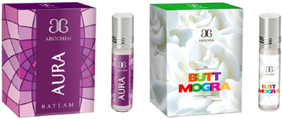 

Arochem Butt mogra Aura Combo Floral Attar(Rose)