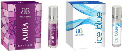 

Arochem Ice blue Aura Combo Floral Attar(Sandalwood)