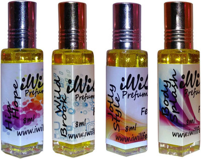 

iwill Premium Hip Hope, Wild Brook, Jolly Style, Body Splash Non Alcoholic Fancy Perfume 32 ml Pack Floral Attar(Spicy)
