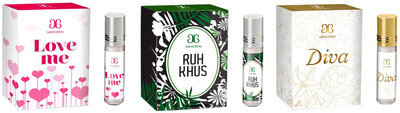 

Arochem Love me Ruh khus Diva Combo Floral Attar(Floral)