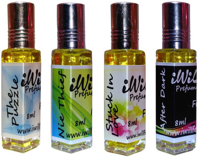 

iwill Premium The Puzzle, Nie Thief, Stuck In Love, After Dark Non Alcoholic Fancy Perfume 32 ml Pack Floral Attar(Fruity)