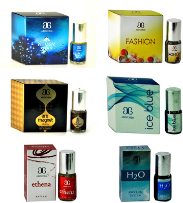 

Arochem IceBlue Magnet SevenSeas Fashion H2O Ethena Floral Attar(Musk Arabia)